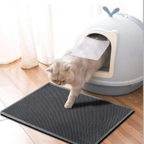 ⁠AktaşPet - Elekli Kedi Tuvalet Önü Paspası Kedi Kumu Paspası