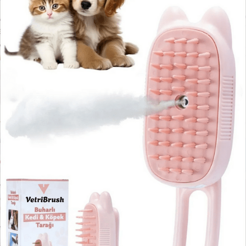 AktaşPet - Sağlıklı Tüyler İçin Masaj Etkili Bakım Fırçası